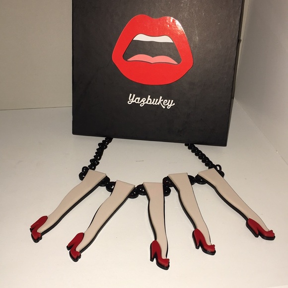 Yazbukey Jewelry - Authentic vintage Yazbukey Legs Necklace